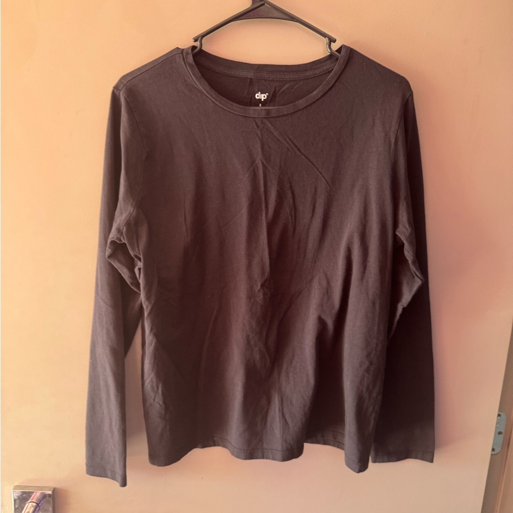 Black DIP Long Sleeve Shirt